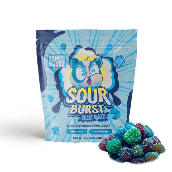 Sour Burst Blue Razz Party Pack (5 Pack)