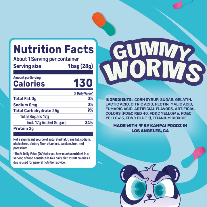 Gummy Worms Party Pack (5 Pack)