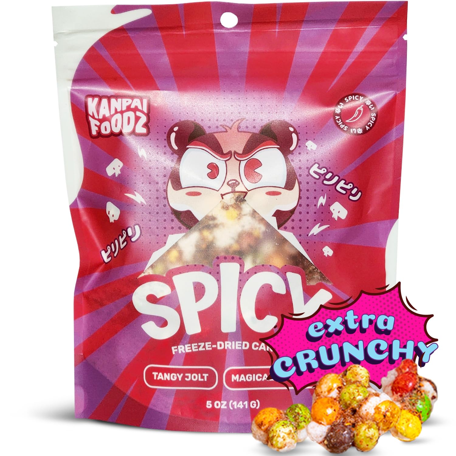 Freeze Dried Spicy Candy Kanpai Foodz Freeze Dried Candy Store